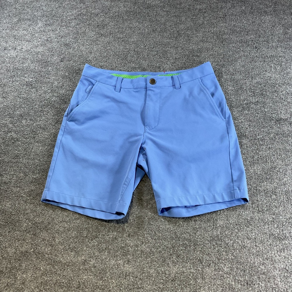Bonobos Golf Mens Light Blue Performance Shorts Size 31 8 Inch Inseam Stretch